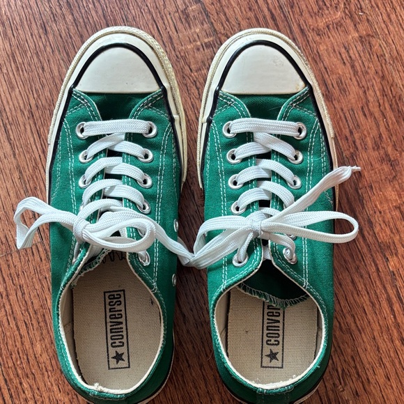Converse Green Athletic Shoes - Picture 1 of 6